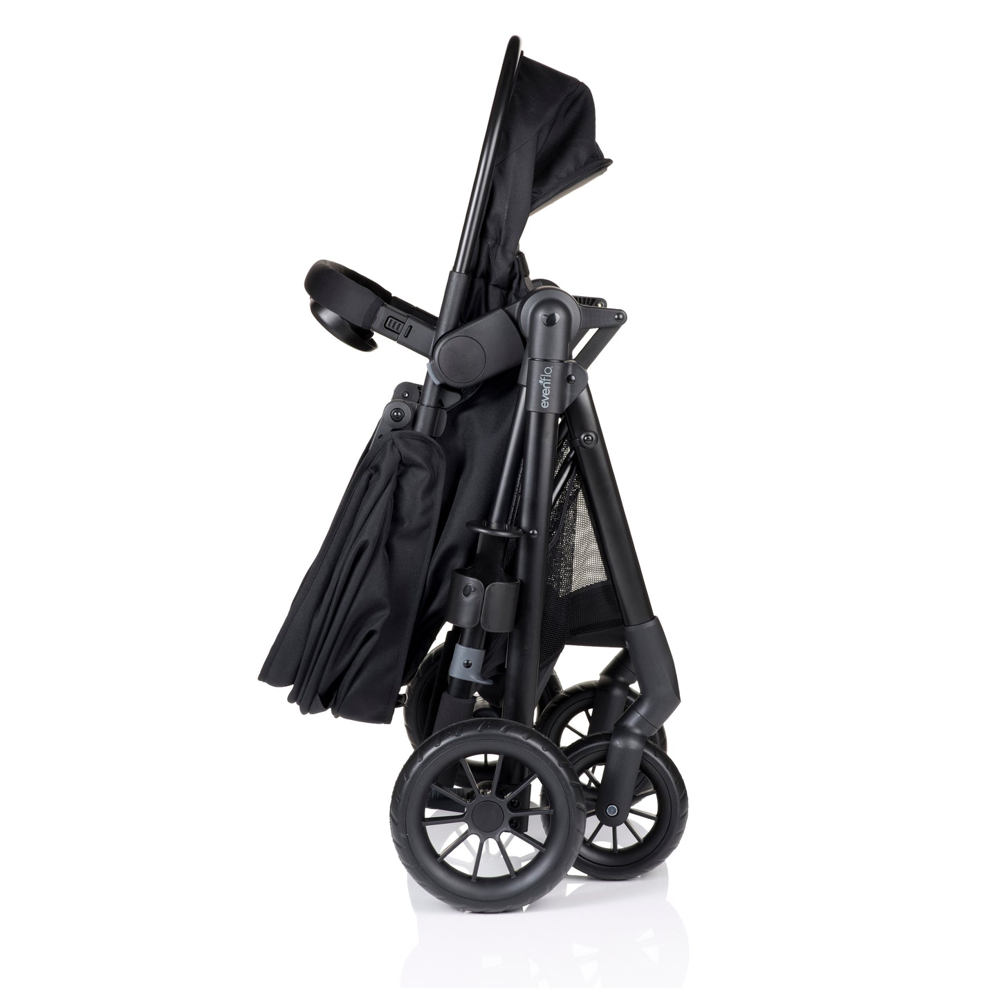 Evenflo - Pivot Modular Travel System with LiteMax Infant Car Seat - Casual Gray